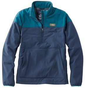L.L. Bean Insulated Stretch pull over jacket